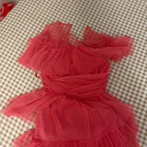 Naya Red Midi Dress